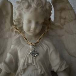 Cruz Mallorquina Grande Plata Óxido