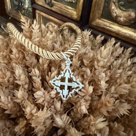 Cruz Mallorquina Grande Plata