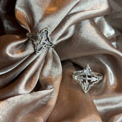 Sortija con Cruz Mallorquina · Mediana · Plata 925