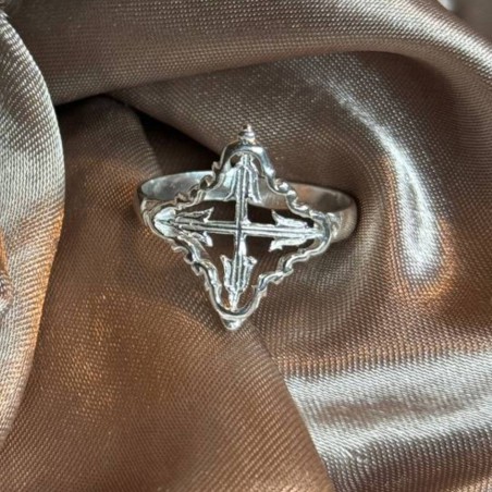 Sortija con Cruz Mallorquina · Mediana · Plata 925